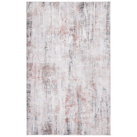 Safavieh 5 ft. 3 in. x 7 ft. 6 in. Rust & Gray Vogue Power Loomed Rectangle Area Rug VGE117P-5